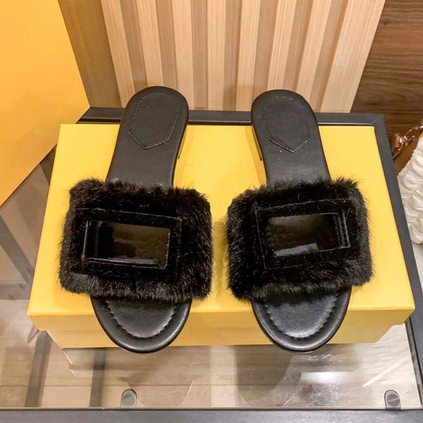 designer slippers sandals women's brand fashion luxury flat bottom plush comfortable luxury slippers outdoor 35-41 01, Black
designer slippers sandals women's brand fashion luxury flat bottom plush comfortable luxury slippers outdoor 35-41 01, Black