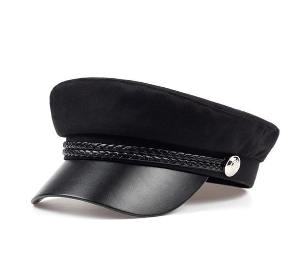 2020female hat spring 100 cotton navy hat fashion black leather fixed crown silver buckle winter warm berets cap9154005, Blue;gray
2020female hat spring 100 cotton navy hat fashion black leather fixed crown silver buckle winter warm berets cap9154005, Blue;gray
