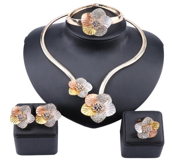 african beads jewelry sets flower crystal pendant necklace earrings bracelet rings for women wedding party accessories sets3677635, Slivery;golden
african beads jewelry sets flower crystal pendant necklace earrings bracelet rings for women wedding party accessories sets3677635, Slivery;golden