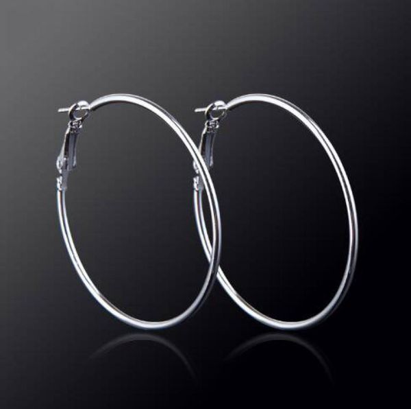 925 sterling silver hoop earrings large diameter 27cm fashion party jewelry pretty cute christmas gift 8034770, Golden;silver
925 sterling silver hoop earrings large diameter 27cm fashion party jewelry pretty cute christmas gift 8034770, Golden;silver