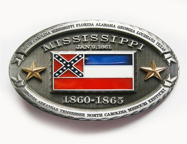 

men belt buckle new vintage mississippi state flag oval belt buckle gurtelschnalle boucle de ceinture bucklefg013 brand new2199051, Slivery;black