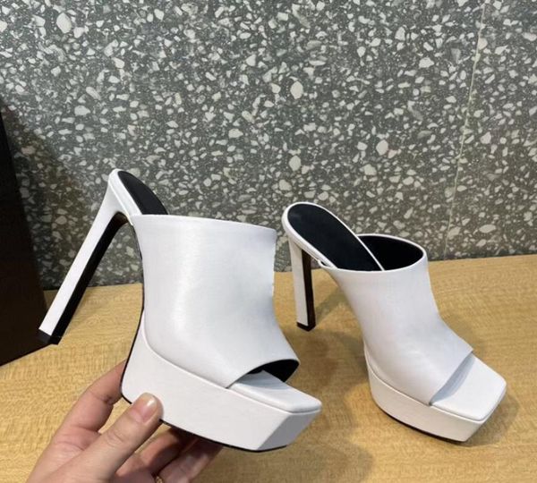 summer fashion button slippers genuine leather womens sandals 14cm heeled platform square head exposed toe sandal grace shoes1815197, Black
summer fashion button slippers genuine leather womens sandals 14cm heeled platform square head exposed toe sandal grace shoes1815197, Black