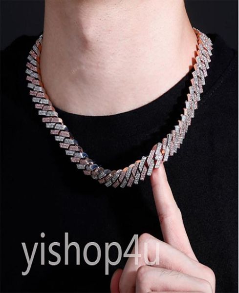 14mm iced cuban link prong chain necklace bracelet 14k two tone white rose gold cubic zirconia jewelry 16inch24inch cuban chain9900065, Silver
14mm iced cuban link prong chain necklace bracelet 14k two tone white rose gold cubic zirconia jewelry 16inch24inch cuban chain9900065, Silver