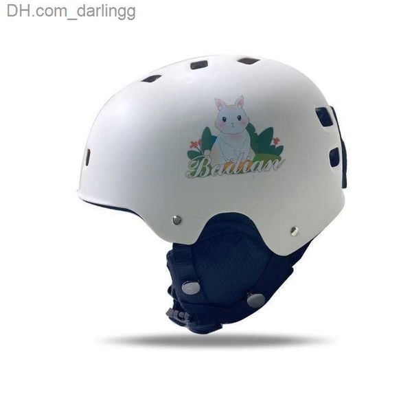 Image of Cycling Helmets Professional Ski Outdoors Skiing Windproof Warm Snow Helmet Ice Skating High Quality Women Men Q230905