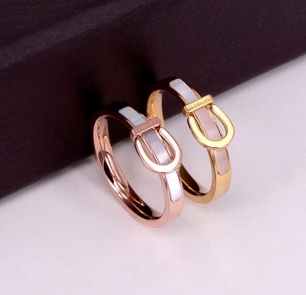 luxury designer women belt buckle ring tail ring trendy female personality shell index finger ring fashion wedding party jewelry7332806, Silver
luxury designer women belt buckle ring tail ring trendy female personality shell index finger ring fashion wedding party jewelry7332806, Silver
