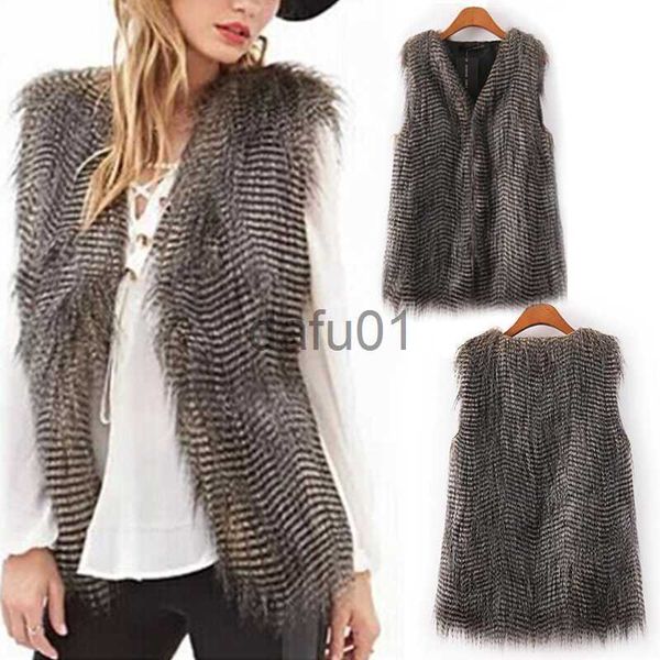 women's fur faux fur 2021 fashion women's faux fur vest waistcoat fur sleeveless gilet winter warm outerwear furry waistcoat jacke, Black
women's fur faux fur 2021 fashion women's faux fur vest waistcoat fur sleeveless gilet winter warm outerwear furry waistcoat jacke, Black
