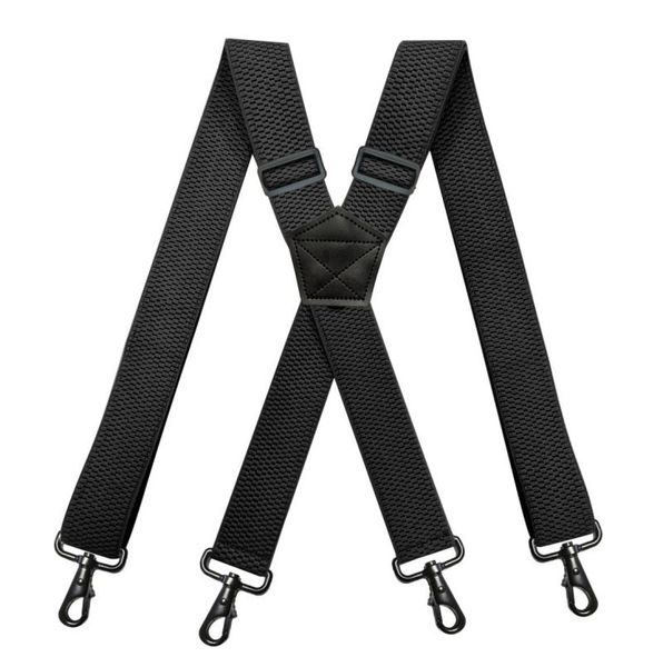 mens heavy duty work suspenders 38cm wide xshape with 4 swivel snap hooks adjustable elastic biker snowboard trouser braces2361800, Black;white
mens heavy duty work suspenders 38cm wide xshape with 4 swivel snap hooks adjustable elastic biker snowboard trouser braces2361800, Black;white
