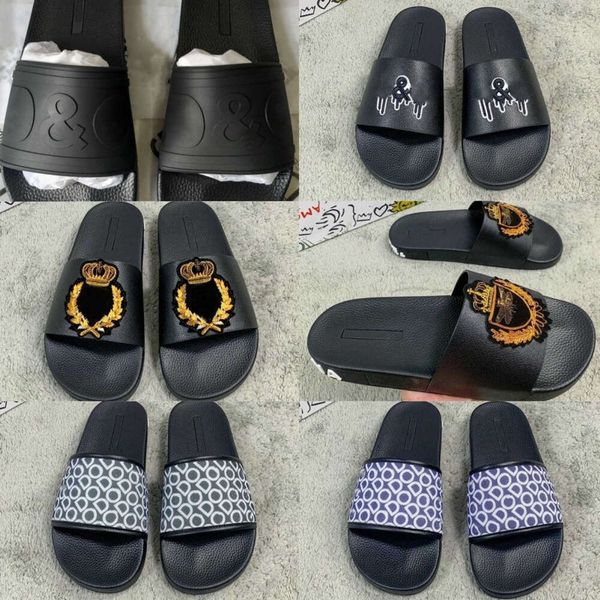 2023 famous designer slippers casual flat-bottomed shoe flip flops for men women summer dg dolce and gabbana slide gabana sandals beach size, Black
2023 famous designer slippers casual flat-bottomed shoe flip flops for men women summer dg dolce and gabbana slide gabana sandals beach size, Black