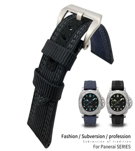 26mm hight quality nylon fabric new style watch band for pam985 stainless steel pin clasp needle buckle waterproof strap for men f3303372, Black;brown
26mm hight quality nylon fabric new style watch band for pam985 stainless steel pin clasp needle buckle waterproof strap for men f3303372, Black;brown