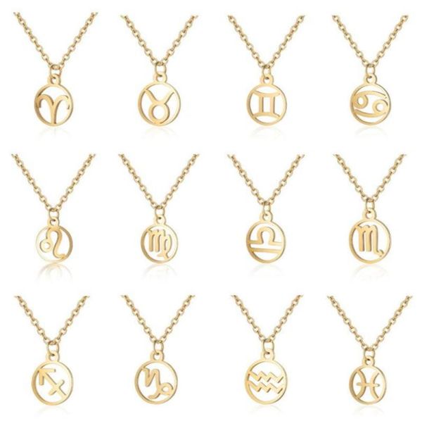12 horoscope zodiac sign necklace gold silver constellations stainless steel pendant necklace men women jewelry gift1864746
12 horoscope zodiac sign necklace gold silver constellations stainless steel pendant necklace men women jewelry gift1864746