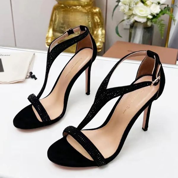 genuine leather ankle wrap stiletto sandals rhinestone decorative straps pumps women's party evening shoes luxury designer high heels f, Black
genuine leather ankle wrap stiletto sandals rhinestone decorative straps pumps women's party evening shoes luxury designer high heels f, Black