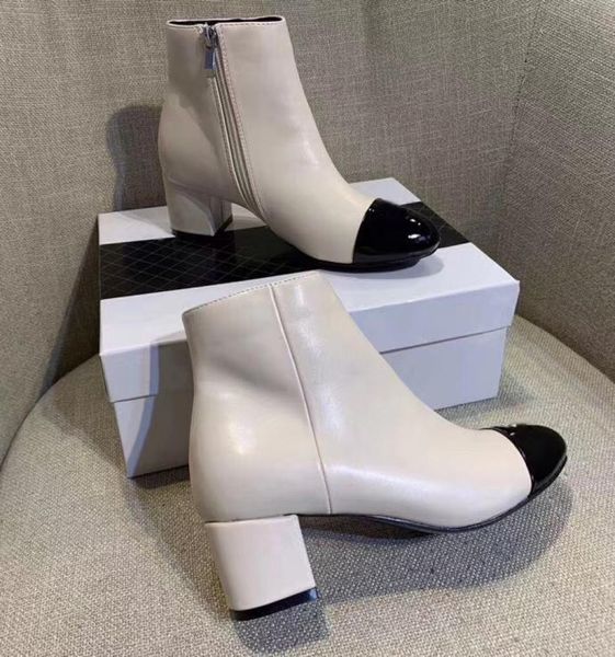 patent leather toe women short boots fashion ladies ankle boots famous brand chunky high heels pumps casual dress shoes original b4322900, Black
patent leather toe women short boots fashion ladies ankle boots famous brand chunky high heels pumps casual dress shoes original b4322900, Black
