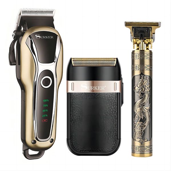 electric shavers hair clipper professional barber set rechargeable cutting machine beard trimmer shaver cordless three piece suit 230906
electric shavers hair clipper professional barber set rechargeable cutting machine beard trimmer shaver cordless three piece suit 230906
