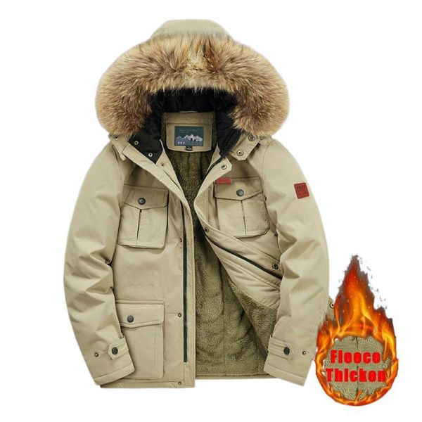 mens jackets multi pocket fur collar outdoor thick thermal military jacket mens large parkas mens fashion winter wool hoodie 230906, Black;brown
mens jackets multi pocket fur collar outdoor thick thermal military jacket mens large parkas mens fashion winter wool hoodie 230906, Black;brown