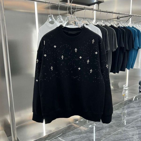 american men's sweater hip hop long sleeve tshirt designer sweaters men women oversize sweatshirt metal cross decoration pullover jacke, Black
american men's sweater hip hop long sleeve tshirt designer sweaters men women oversize sweatshirt metal cross decoration pullover jacke, Black