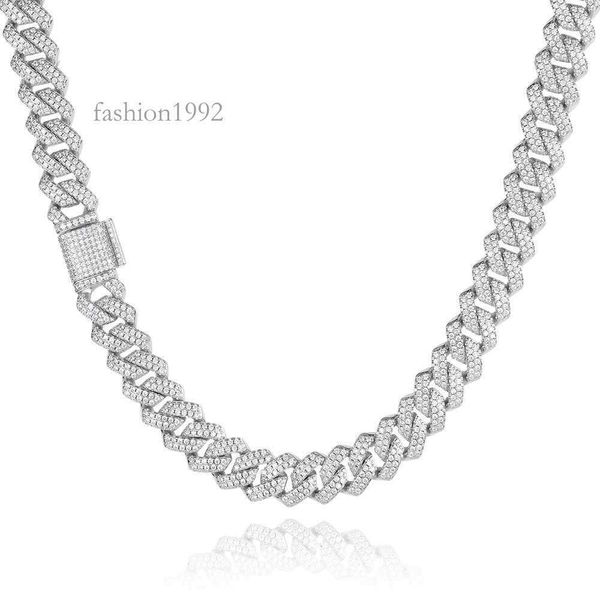 Hiphop Fine Men's Jewelry Cuban Link Sterling Sier Tennis Chain Moissanite Diamond Necklace For Men Women
Hiphop Fine Men's Jewelry Cuban Link Sterling Sier Tennis Chain Moissanite Diamond Necklace For Men Women