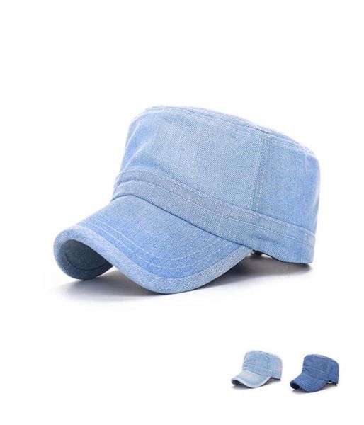 2017 fashion new men women flat cap denim visor cap sun hat snapback adjustable solid army cap whos7585305, Blue;gray
2017 fashion new men women flat cap denim visor cap sun hat snapback adjustable solid army cap whos7585305, Blue;gray