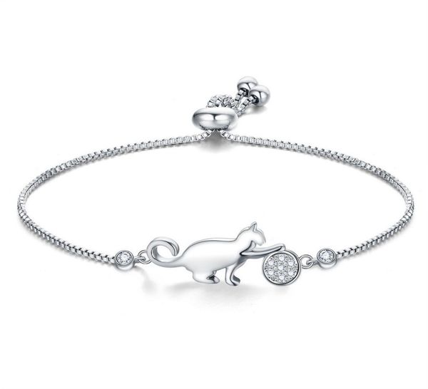 cute cat adjustable charm bracelet clear cubic zirconia bangle bracelets for women jewelry gifts drop8510990, Black
cute cat adjustable charm bracelet clear cubic zirconia bangle bracelets for women jewelry gifts drop8510990, Black