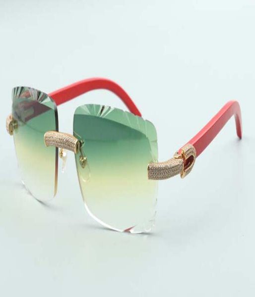 2021 cutting lens micropaved diamonds sunglasses 3524020 red wooden temples glasses size 5818135 mm2300860, White;black
2021 cutting lens micropaved diamonds sunglasses 3524020 red wooden temples glasses size 5818135 mm2300860, White;black