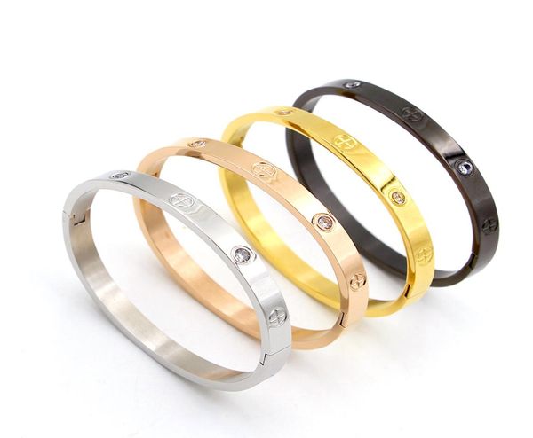 fashion jewelry lover couple bracelet stainless steel gold color screw bracelets & bangles for men women jewelry7869762, Black
fashion jewelry lover couple bracelet stainless steel gold color screw bracelets & bangles for men women jewelry7869762, Black