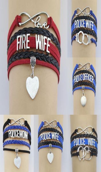 infinity love policefire wife mom officer dom double heart charm wrap bracelet rope women men bracelets jewelry5373501, Golden;silver
infinity love policefire wife mom officer dom double heart charm wrap bracelet rope women men bracelets jewelry5373501, Golden;silver