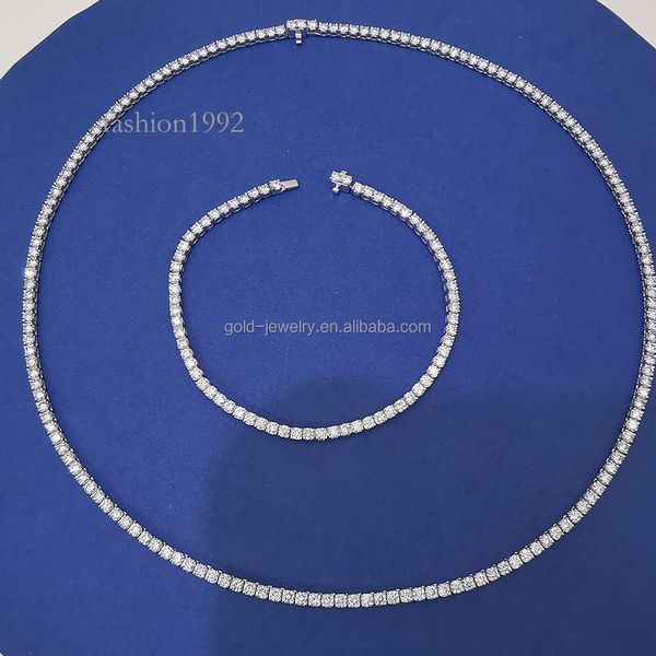 Round Brilliant Cut Diamond Moissanite Necklace 14K Gold Jewelry Hip Hop Tennis Necklaces
Round Brilliant Cut Diamond Moissanite Necklace 14K Gold Jewelry Hip Hop Tennis Necklaces