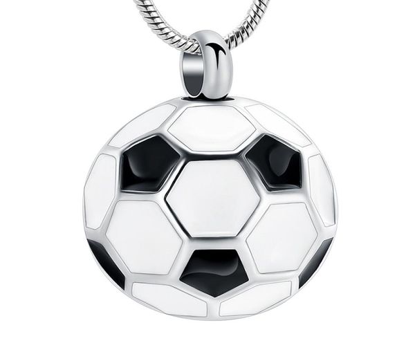ijd10749 stainless steel soccer ball cremation charm urn pendant hold human ashesblackwhite enmael football memorial jewelry6551100, Silver
ijd10749 stainless steel soccer ball cremation charm urn pendant hold human ashesblackwhite enmael football memorial jewelry6551100, Silver