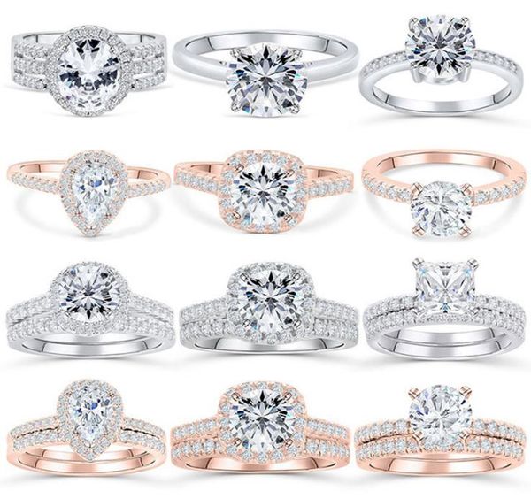 925 sterling silver wedding ring sets cubic zirconia rings women engagement wedding rings jewellry4883765, Slivery;golden
925 sterling silver wedding ring sets cubic zirconia rings women engagement wedding rings jewellry4883765, Slivery;golden