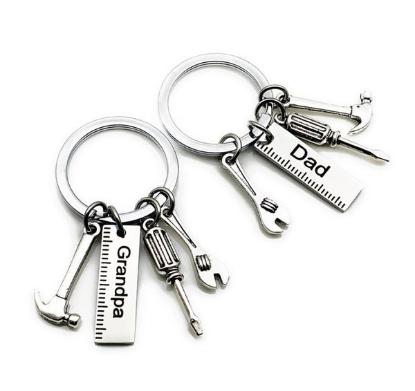 50pcslot new stainless steel dad tools keychain grandpa hammer screwdriver keyring father day gifts1 85 w26582013, Silver
50pcslot new stainless steel dad tools keychain grandpa hammer screwdriver keyring father day gifts1 85 w26582013, Silver