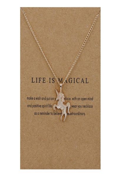 fashion no dogeared logo new goldcolor life is magical unicorn horse alloy clavicle chain pendant chocker necklace jewelry gift w5272289, Silver
fashion no dogeared logo new goldcolor life is magical unicorn horse alloy clavicle chain pendant chocker necklace jewelry gift w5272289, Silver