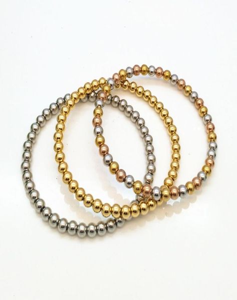 trendy silver18k gold filled 316l stainless steel beads bracelets female women bangles whole jewelry factory 3102599, Black
trendy silver18k gold filled 316l stainless steel beads bracelets female women bangles whole jewelry factory 3102599, Black