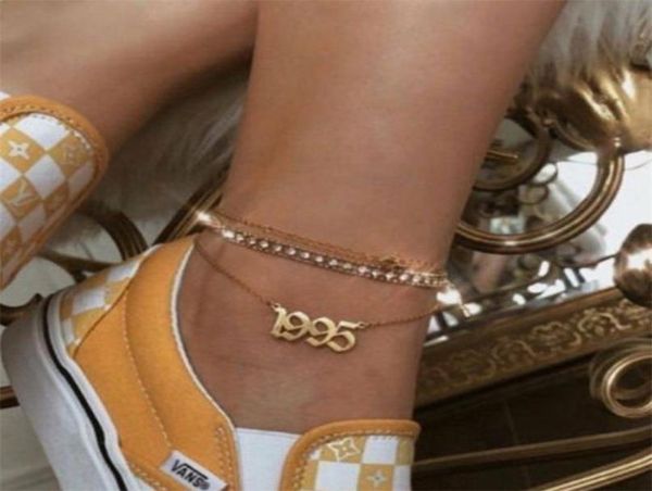 stainless steel birth year anklets gold old english year number 1995 anklet bracelet foot chain party accessories gift 19882006 i6719663, Red;blue
stainless steel birth year anklets gold old english year number 1995 anklet bracelet foot chain party accessories gift 19882006 i6719663, Red;blue