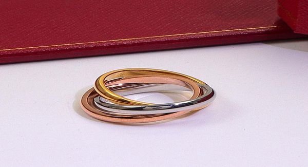 trinity series ring tricolor 18k gold plated band vintage jewelry official reproductions retro fashion advnced diamants exquisite 7200223, Silver
trinity series ring tricolor 18k gold plated band vintage jewelry official reproductions retro fashion advnced diamants exquisite 7200223, Silver