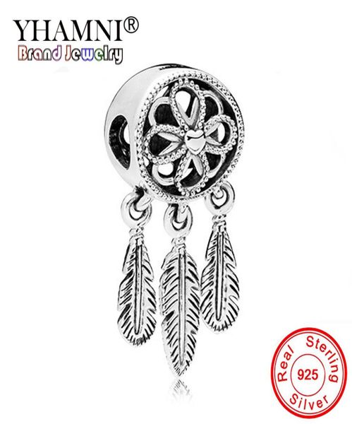 yhamni original 925 sterling silver bohemian dream catcher pendant charm fit bracelet necklace gift diy jewelry making cc0069633487, Black
yhamni original 925 sterling silver bohemian dream catcher pendant charm fit bracelet necklace gift diy jewelry making cc0069633487, Black