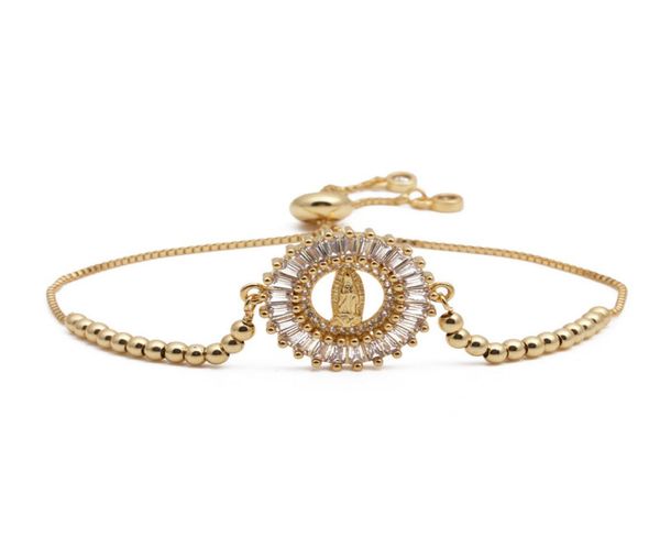 classic design gold color blessed virgin mary charm bracelets for women girl zirconia bracelet religious jewelry1592559, Golden;silver
classic design gold color blessed virgin mary charm bracelets for women girl zirconia bracelet religious jewelry1592559, Golden;silver
