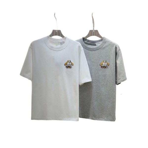 designer tshirt loewees original quality women men wear embroidery short sleeve men's and women's fashion brand round neck bottom, White
designer tshirt loewees original quality women men wear embroidery short sleeve men's and women's fashion brand round neck bottom, White
