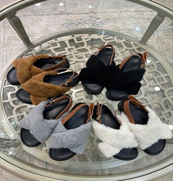 sheep curly flat sandals with gold and copper buttons in leather highend luxury size 35412581160, Black
sheep curly flat sandals with gold and copper buttons in leather highend luxury size 35412581160, Black