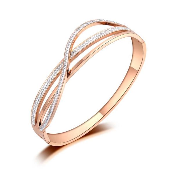 original design mosaic rhinestone bracelet jewelry rose gold stainless steel wedding for women b19090 bangle8368252, Black
original design mosaic rhinestone bracelet jewelry rose gold stainless steel wedding for women b19090 bangle8368252, Black