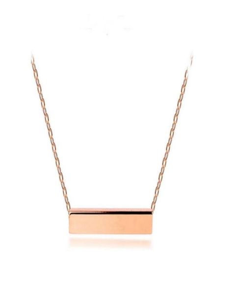 never fade blank plain necklace high polished simple bar pendant necklace for women gift3311030, Silver
never fade blank plain necklace high polished simple bar pendant necklace for women gift3311030, Silver