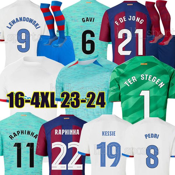 4xl lewandowski soccer jerseys 23/24 pedri gavi fans player version camisetas de football shirt ansu fati ferran raphinha f. de jong kounde, Black;yellow
4xl lewandowski soccer jerseys 23/24 pedri gavi fans player version camisetas de football shirt ansu fati ferran raphinha f. de jong kounde, Black;yellow