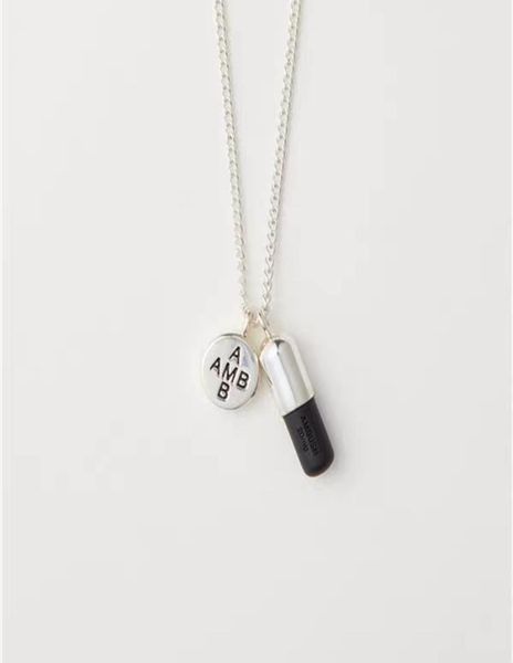 ambush pill charm necklace 2 colors women men fashion jewelry necklace hiphop ambush necklace 2012181463387, Black
ambush pill charm necklace 2 colors women men fashion jewelry necklace hiphop ambush necklace 2012181463387, Black