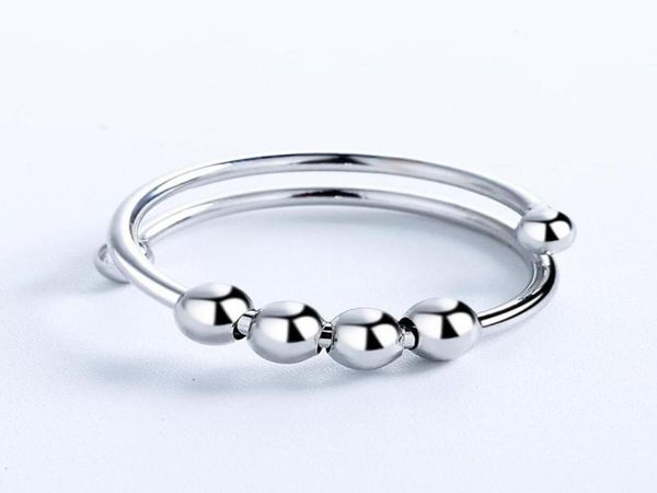cluster rings stress relief anxiety ring with spinner beads silver color for women adjustable jewelry wholesale gifts kar0415708944, Golden;silver
cluster rings stress relief anxiety ring with spinner beads silver color for women adjustable jewelry wholesale gifts kar0415708944, Golden;silver