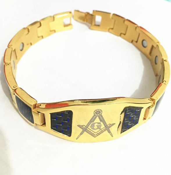ftcool mens stainless steel magnetic power energy mason mason symbols carbon fiber masonic bracelet health benefits7479046, Golden;silver
ftcool mens stainless steel magnetic power energy mason mason symbols carbon fiber masonic bracelet health benefits7479046, Golden;silver