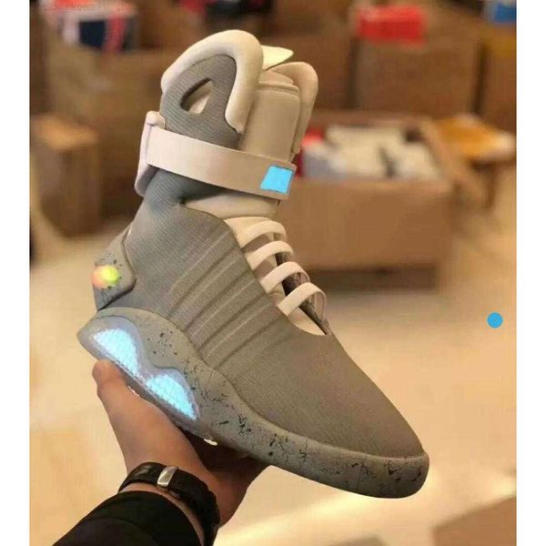 new back to the future air mag sneakers marty mcfly's led shoes glow in dark gray mcflys sneakers us7-11, Black
new back to the future air mag sneakers marty mcfly's led shoes glow in dark gray mcflys sneakers us7-11, Black