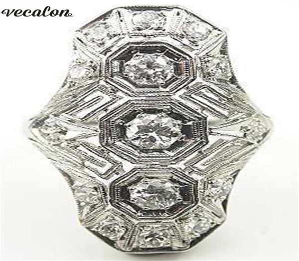 vecalon vintage hyperbole ring 925 sterling silver filled crystal cz party wedding band rings for women men jewelry5462956, Slivery;golden
vecalon vintage hyperbole ring 925 sterling silver filled crystal cz party wedding band rings for women men jewelry5462956, Slivery;golden