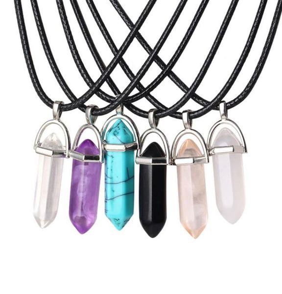 natural crystal stone pendant necklace creative hexagonal column rose quartz healing necklaces fashion glass jewelry1409922, Silver
natural crystal stone pendant necklace creative hexagonal column rose quartz healing necklaces fashion glass jewelry1409922, Silver