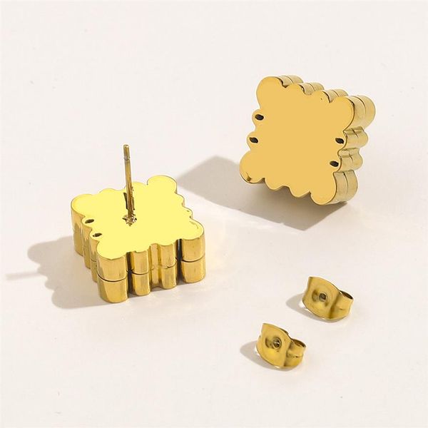 18k gold plated luxury brand designers letters ear stud stainless steel flower geometric famous women steel seal prin292o, Golden;silver
18k gold plated luxury brand designers letters ear stud stainless steel flower geometric famous women steel seal prin292o, Golden;silver