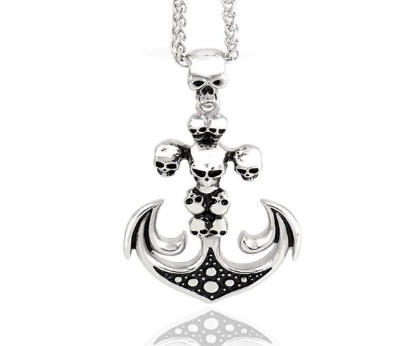 men039s vintage anchor pendantnecklace with skull design 22in chain stainless steel pendants jewelry8362202, Silver
men039s vintage anchor pendantnecklace with skull design 22in chain stainless steel pendants jewelry8362202, Silver