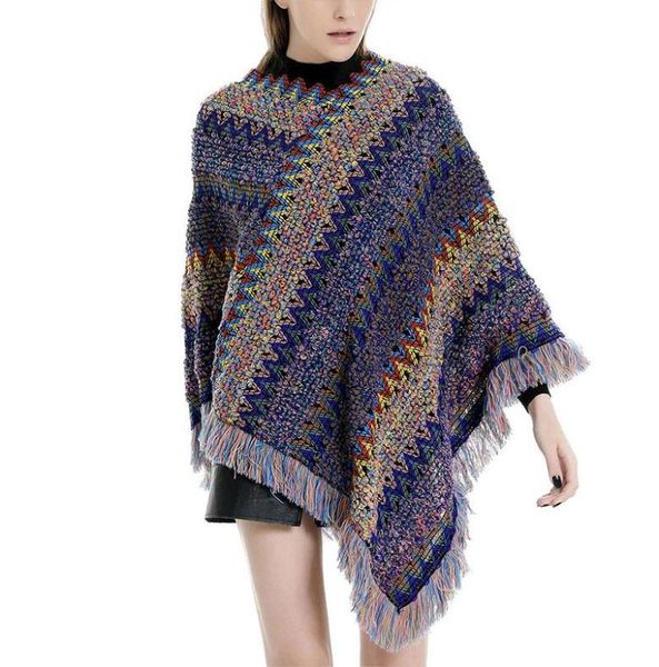 scarves boho fringed poncho cape shawls wraps womens coat elegant for spring winter fall tc216751260, Blue;gray
scarves boho fringed poncho cape shawls wraps womens coat elegant for spring winter fall tc216751260, Blue;gray