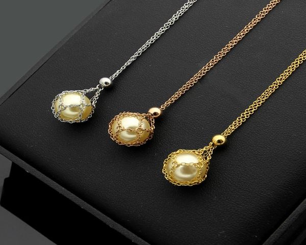 new titanium steel jewelry mesh bag white pearl couple pendant love necklace ladies pearl necklace long 46cm pendant diameter 12c3932608, Silver
new titanium steel jewelry mesh bag white pearl couple pendant love necklace ladies pearl necklace long 46cm pendant diameter 12c3932608, Silver